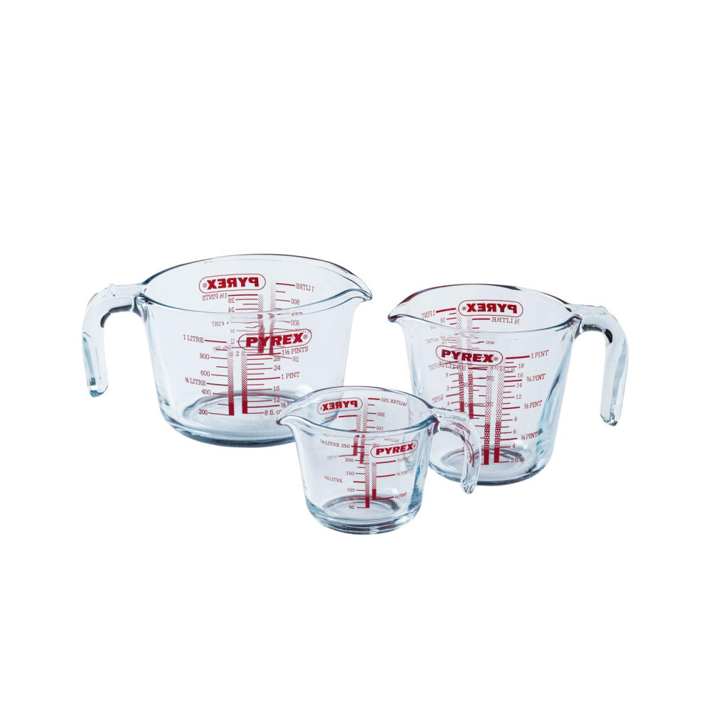 Pyrex 912S992/7041 Jug Set, glass, Transparent