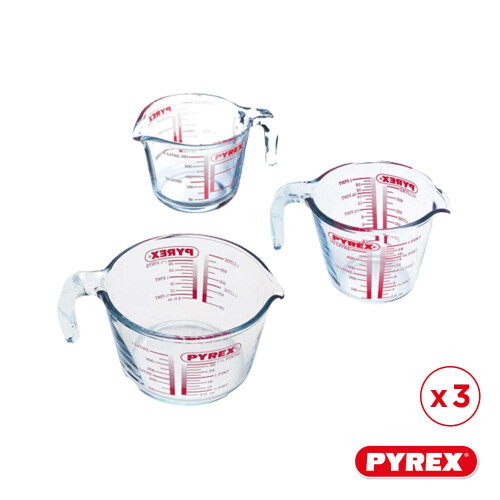 Pyrex Pyrex 912S992/7041 Jug Set, glass, Transparent 1