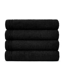 Lions Bath Towels - Set of 4 Bathroom Large Bath Sheets, 100% Luxury Cotton, 500 GSM 75X135CM, Highly Absorbent and Quick Dry Extra Large Bath Towel,