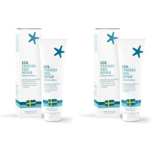 CCS Cracked Heel Repair Cream- Visible Results in 3 Days for Heels and Very Dry Feet, Contains 25% Urea Lactic Acid, Clinically Tested, 125 ml (Pack