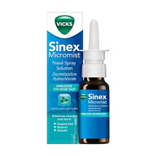 Procter & Gamble Vicks Nasal Spray, Sinex Micromist Decongestant Nose Spray For Blocked Nose With Oxymetazoline, Unblocks The Nose Fast, Blocked Nose