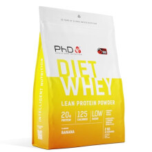 PhD Nutrition Diet Whey Low Calorie Protein Powder, Low Carb, High Protein Lean Matrix, Banana Diet Whey Protein Powder, 80 Servings Per 2 kg Bag