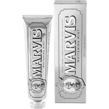 Marvis Whitening Toothpaste, Mint, 85ml, Promotes the Natural Whitening of the Teeth, Plaque Removal Toothpaste, Long-Lasting Freshness