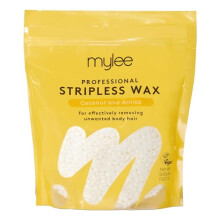 Mylee Professional Hard Wax Beads 500g, Stripless Depilatory Waxing Pellets Solid Film Beans No Strip Needed, Painless Gentle Hair Removal of Full Bo