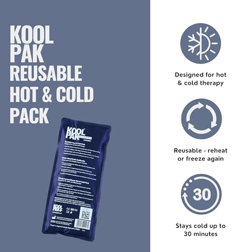 Koolpak Deluxe Reusable Hot/Cold Gel Packs - x3 (Triple Pack) 2