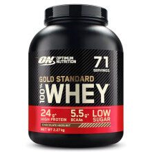 Optimum Nutrition Gold Standard Whey Muscle Building and Recovery Protein Powder With Naturally Occurring Glutamine and Amino Acids, Chocolate Hazeln