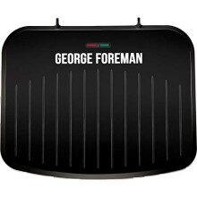 George Foreman Medium Electric Fit Grill [Non stick, Healthy, Griddle, Toastie, Hot plate, Panini, BBQ, Energy saving, Vertical storage, Easy clean, D