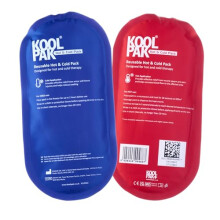 Koolpak Luxury Hot & Cold Reusable Pack Oval - 12.5 x 25.5cm - Pack of 5
