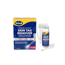 Scholl Freeze Away Skin Tag Removal Kit - Removes Skin Tags in As Little As 1 Treatment - Safe and Effective Skin Tag Remover - Clinically Proven, 12