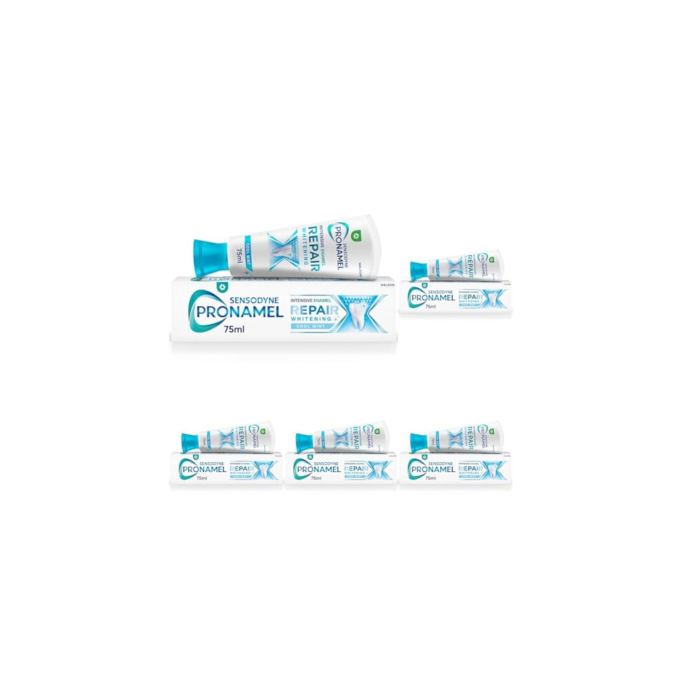 Sensodyne Pronamel Enamel Care Intensive Repair Whitening Toothpaste, 75 ml (Pack of 5)