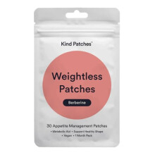 Kind Patches | Weightless Patches | Healthy Shape Support | Botanical Plant-Based Formula with Berberine, Chromium & Vitamin B Complex | 30 Vegan Pat