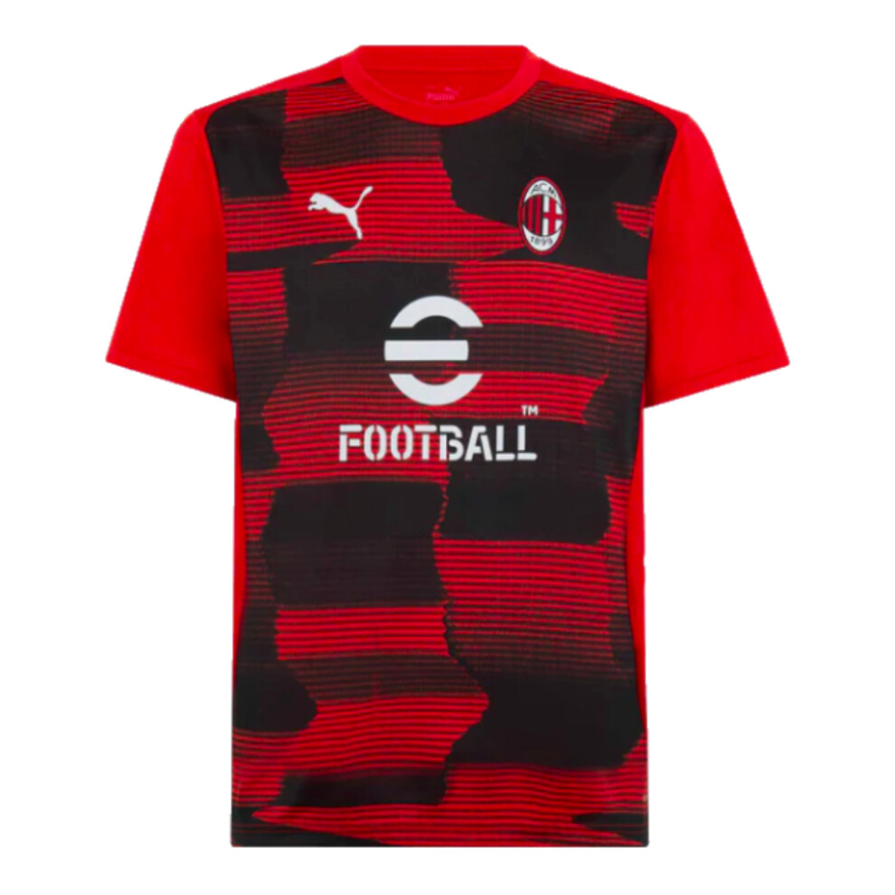 Puma (Xxl) 2024-2025 Ac Milan Prematch Ss Shirt (Red) Red