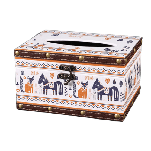(5) Decorative Fabric Tissue Cover Cosy Home Accessory