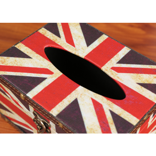(1) Decorative Fabric Tissue Cover Cosy Home Accessory 2