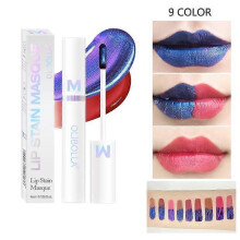 9 Colors Lip Stain Peel Off Masque - Long Lasting, Waterproof and Transfer Proof Nude Lip Tint, Matte Finish Peel Off Lip Stain