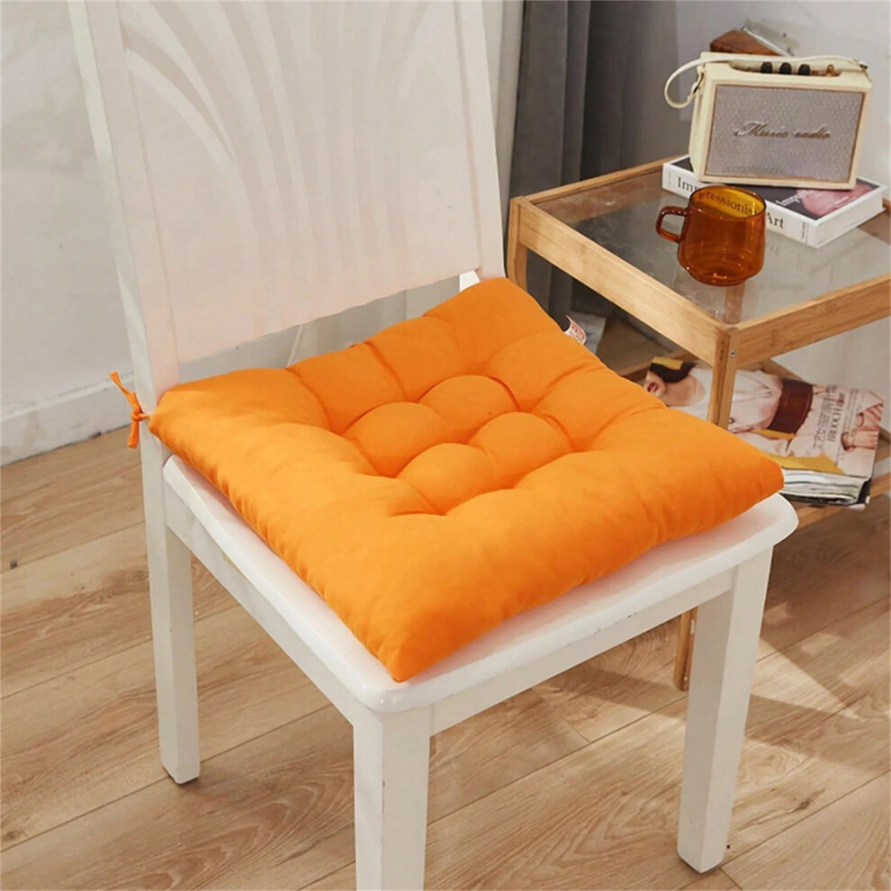 (K) Hot Solid Chair Cushion Square Mat Cotton Upholstery Soft Padded Cushion Pad Office Home Or Car Garden Sun Lounge Seat Cushion