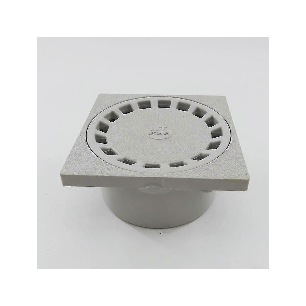 (As Show, One Size) Pvc Sewer Floor Drain, Gray, 100 X 100 Mm 4632228913266