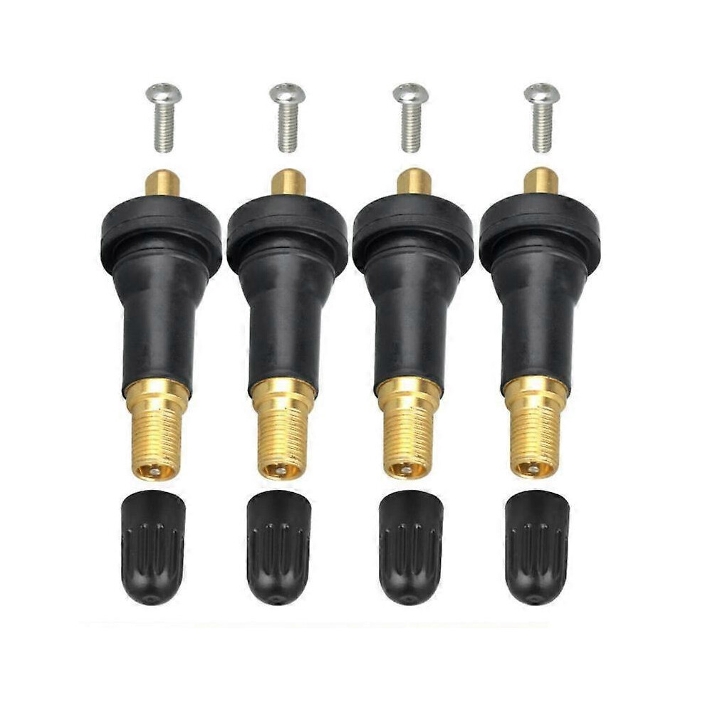 (As Show, One Size) 4Pcs Valve Stem Tire Pressure Monitoring Sensor Valve Stem Tpms Tire Pressure Monitoring System Explosion-Proof Tire Valve Stem Au 4631783290461