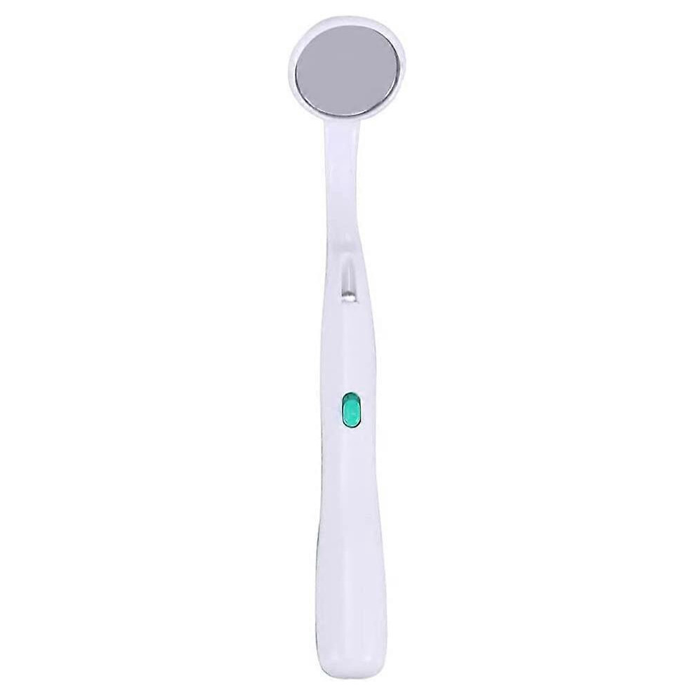 Green (As Show, One Size) Dental Mirror Led Luminous Mirror (Green) Dental Examination Mirror Anti Fog Curve Angle Dental Oral Care Tool