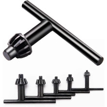 (As show, One size) 5 Pieces Drill Chuck Keys, Chuck Key for Electric Drill Clamping Tool, Electric Drill Chuck Keys, for 4mm 6mm 10mm 13mm 16mm
