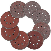 (As show, One size) 100pcs 125mm Sanding Discs Pads, Hook And Loop Assorted Sanding Paper 20 X 60/80/100/120/240 Grit, Round Sanding Sheets For Random Orbital Sander Disc