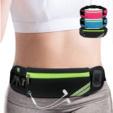 (Pink, One size) Slim Running Belt Fanny Pack,waist Pack Bag For Hiking Cycling Workout,reflective Runners Belt Jogging Pocket Belt Compatible With Iphone13,12 Pro,tra