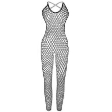 (blue, One size) Sexy Female Fishnet Tights Body Suit Stockings Sling Cupless Crotchless Teddies Bodysuits Bodystockings Women Lingerie