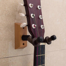 (As show, One size) 1 Guitar Wall Hanger with Universal Padded Arms Holder Hooks for Acoustic, Electric, Bass, Ukulele, Mandolin and Banjo Guitar - Super Hard Plastic Gui