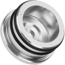 (As show, One size) Car Diesel Engine 04.5-10 Noise Reduction Intake Cover Oe 551503 Silver Aluminum Alloy Wear-resistant Professional Design Cover Parts