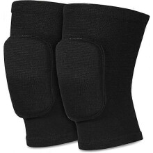 (As show, One size) Protective thickened sponge knee pads (black L), volleyball knee pads, non slip knee pads, soft knee pads, dance knee pads, basketball, running, footb