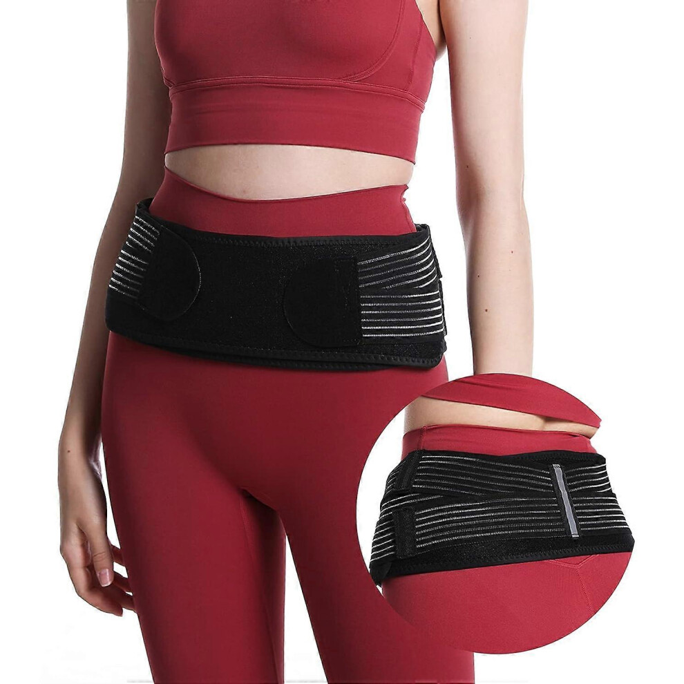 (As show, One size) Sacroiliac Belt for Women and Men Relieves Sciatic, Pelvic, Lower Back and Leg Pain, Stabilizes SI Joint