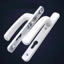 (As show, One size) 1 Door Handles Set - White - Lever