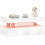 Homcom HOMCOM LED Coffee Table with Storage, High Gloss Living Room Table, White 2