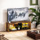 Homcom HOMCOM TV Stand, Entertainment Centre with LED Lights, Rustic Brown 1