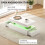 Homcom HOMCOM LED Coffee Table with Storage, High Gloss Living Room Table, White 5