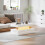 Homcom HOMCOM LED Coffee Table with Storage, High Gloss Living Room Table, White 1