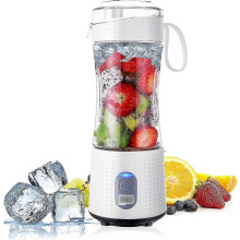 (As show, One size) wireless Portable Blender Rechargeable Personal Blender for Shakes Smoothies Small Mini Fruit Juicer Mixer with 4000mAh Battery