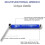 (As show, One size) Pro Zero Offset Extension Wrench New Impact Multifunctional Drive Adapters 4