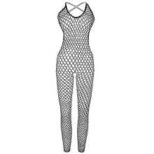 (black, One size) Sexy Female Fishnet Tights Body Suit Stockings Sling Cupless Crotchless Teddies Bodysuits Bodystockings Women Lingerie
