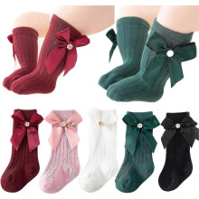 (3-5T, One size) Baby Non-skid Grip Socks Toddler Socks Warm Thick Anti Skid Slipper Crew Socks For Girls Boys Newborn Infant 5 Pairs