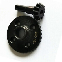 12-33t Steel Helical Diff Ring/pinion Overdrive Gearfor 1/10 Trx4 Rc Racing Car