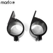 (As show, One size) Car 66mm - 71mm ( 2.4" - 2.6" ) Universal Bull Bar Bumper Bracket Tube Clamp For Hid Offroad Led Work Light Bar Mounting Kit