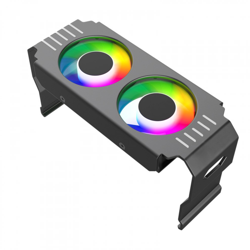 Computer Ram Memory Module Cooler Pc Ddr4 Ddr5 Overlock Dual Argb Sync Pwm Fans Aluminium Rgb Cooli 9492778507958