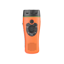 Hand Crank Radio +FM Bluetooth Emergency Radio Rechargeable Battery Flashlight Function Portable Orange