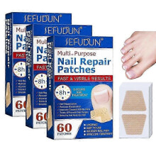 3x Toenail Fungus Treatment Sticker, 60pcs Nail Repair Patches Treatment
