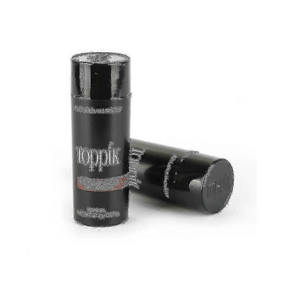 (medium brown)2 Pack Toppik Hair Building Fibers Dark Brown 27.5 G / 0.97 Oz Hair Care
