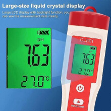 5in1 Water Quality Test Pen Chlorine Ph Orp H2 Temperature Test Meter Multi-functional Mariculture Water Quality Tester for Drinking Water Aquarium Aq