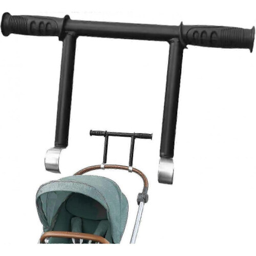Stroller Bar Attachment - Adjustable Handle Extender | Easy Install Armrest Extension