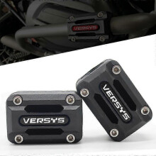 (black) For Kawasaki Versys 650 1000 X300 2008 - 2019 2020 2021 22/25/28mm Engine Crash Bar Protection Bumper Decorative Guard Block