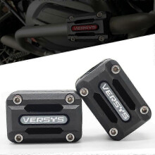 (Grey) For Kawasaki Versys 650 1000 X300 2008 - 2019 2020 2021 22/25/28mm Engine Crash Bar Protection Bumper Decorative Guard Block